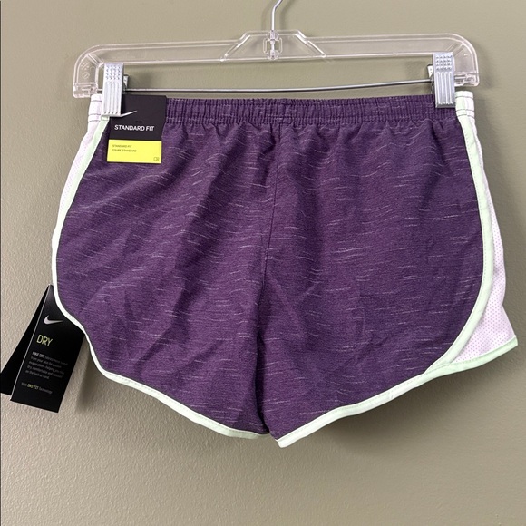 Nike Purple Mint Girl's Running Workout Athletic Shorts Standard Fit Sz M - Picture 4 of 6